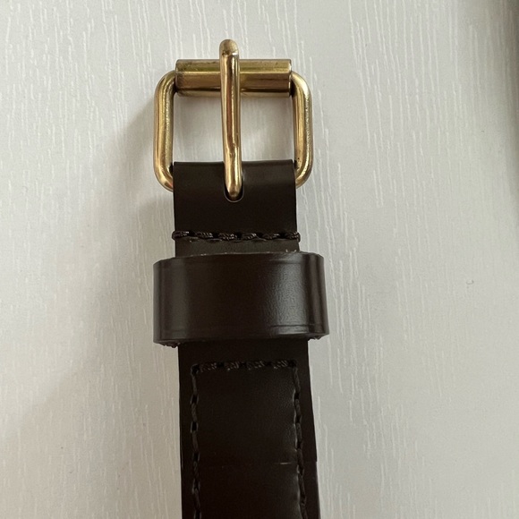 💖SOLD💖 LOUIS VUITTON Speedy Bandouliere Strap in Brown Ebene Treated Leather - Picture 4 of 7
